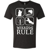T-Shirts Vintage Black / Small Wizards Rule Men's Triblend T-Shirt