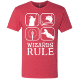 T-Shirts Vintage Red / Small Wizards Rule Men's Triblend T-Shirt