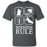 T-Shirts Dark Heather / Small Wizards Rule T-Shirt