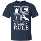 T-Shirts Navy / Small Wizards Rule T-Shirt