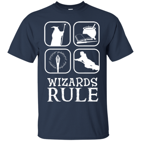 T-Shirts Navy / Small Wizards Rule T-Shirt