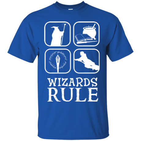 T-Shirts Royal / Small Wizards Rule T-Shirt