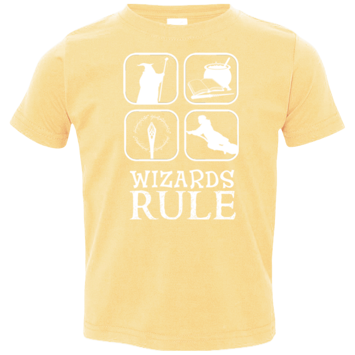 T-Shirts Butter / 2T Wizards Rule Toddler Premium T-Shirt