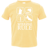 T-Shirts Butter / 2T Wizards Rule Toddler Premium T-Shirt