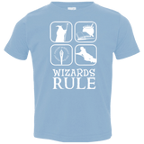 T-Shirts Light Blue / 2T Wizards Rule Toddler Premium T-Shirt