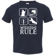T-Shirts Navy / 2T Wizards Rule Toddler Premium T-Shirt