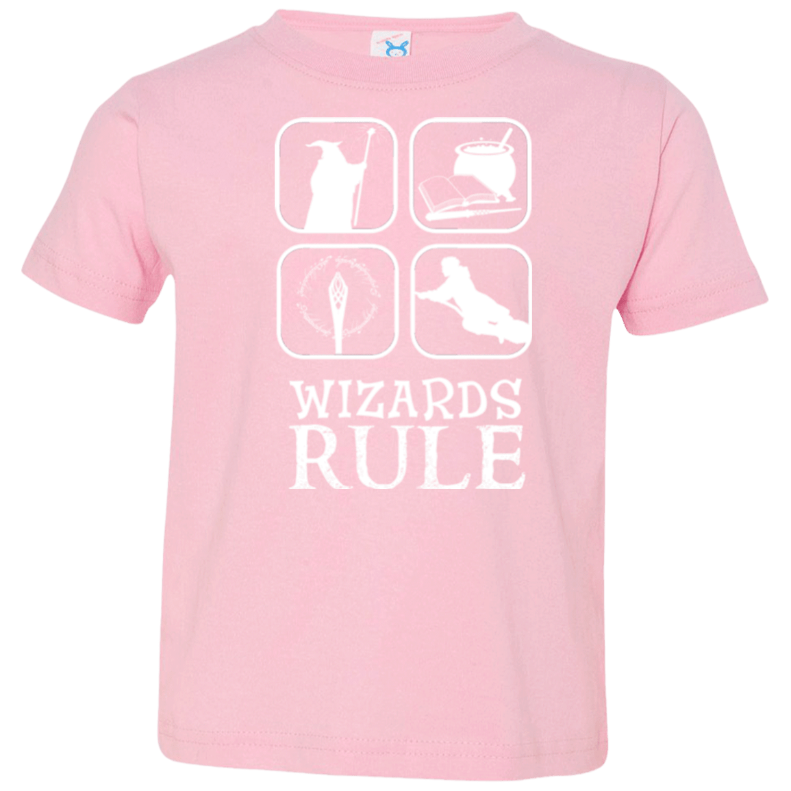 T-Shirts Pink / 2T Wizards Rule Toddler Premium T-Shirt