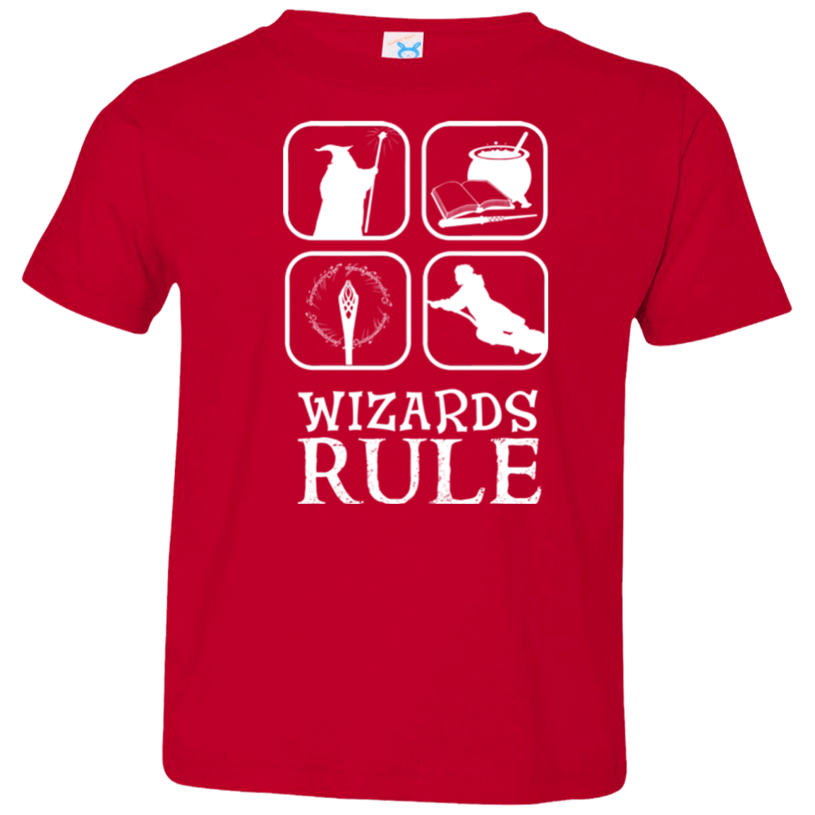 T-Shirts Red / 2T Wizards Rule Toddler Premium T-Shirt