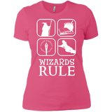 T-Shirts Hot Pink / X-Small Wizards Rule Women's Premium T-Shirt