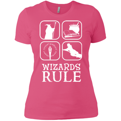 T-Shirts Hot Pink / X-Small Wizards Rule Women's Premium T-Shirt