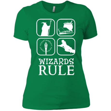 T-Shirts Kelly Green / X-Small Wizards Rule Women's Premium T-Shirt