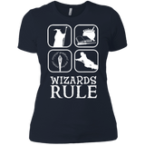 T-Shirts Midnight Navy / X-Small Wizards Rule Women's Premium T-Shirt