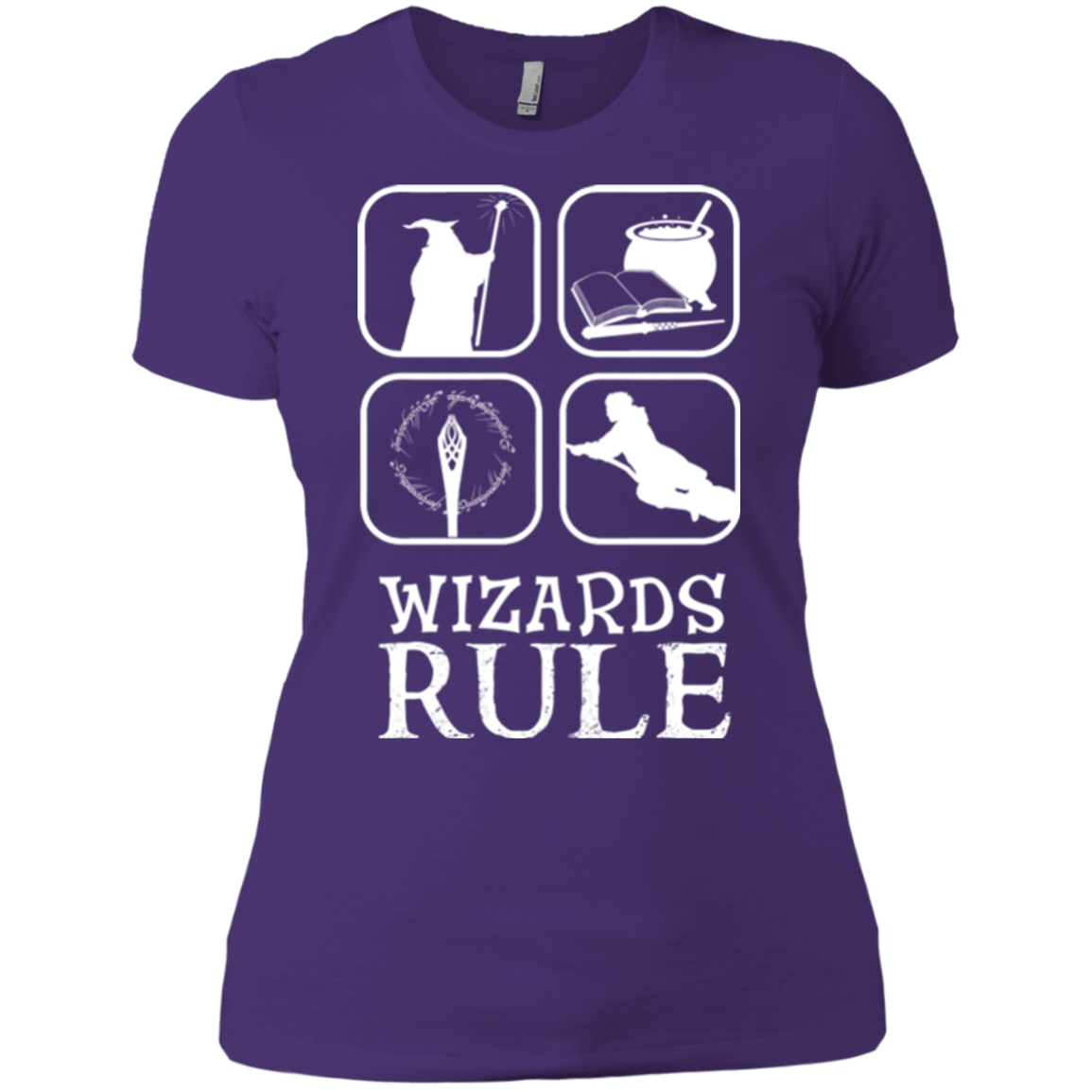 T-Shirts Purple / X-Small Wizards Rule Women's Premium T-Shirt
