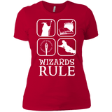 T-Shirts Red / X-Small Wizards Rule Women's Premium T-Shirt