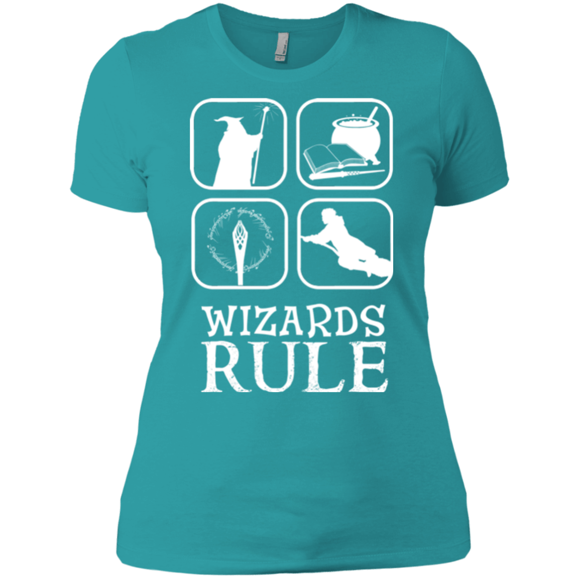 T-Shirts Tahiti Blue / X-Small Wizards Rule Women's Premium T-Shirt