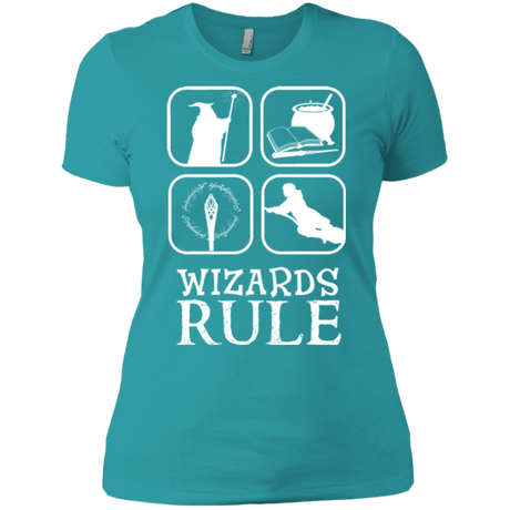 T-Shirts Tahiti Blue / X-Small Wizards Rule Women's Premium T-Shirt
