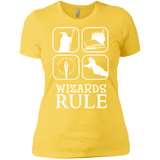 T-Shirts Vibrant Yellow / X-Small Wizards Rule Women's Premium T-Shirt