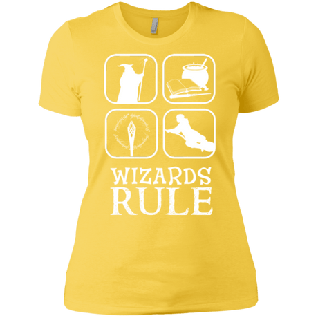 T-Shirts Vibrant Yellow / X-Small Wizards Rule Women's Premium T-Shirt