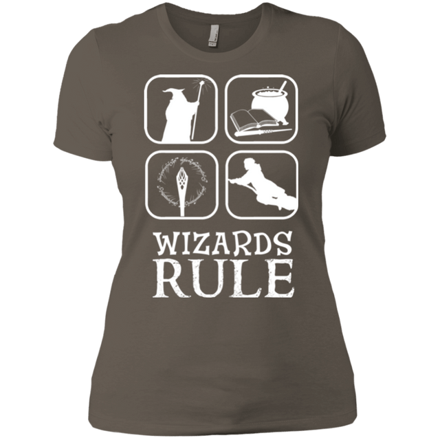 T-Shirts Warm Grey / X-Small Wizards Rule Women's Premium T-Shirt