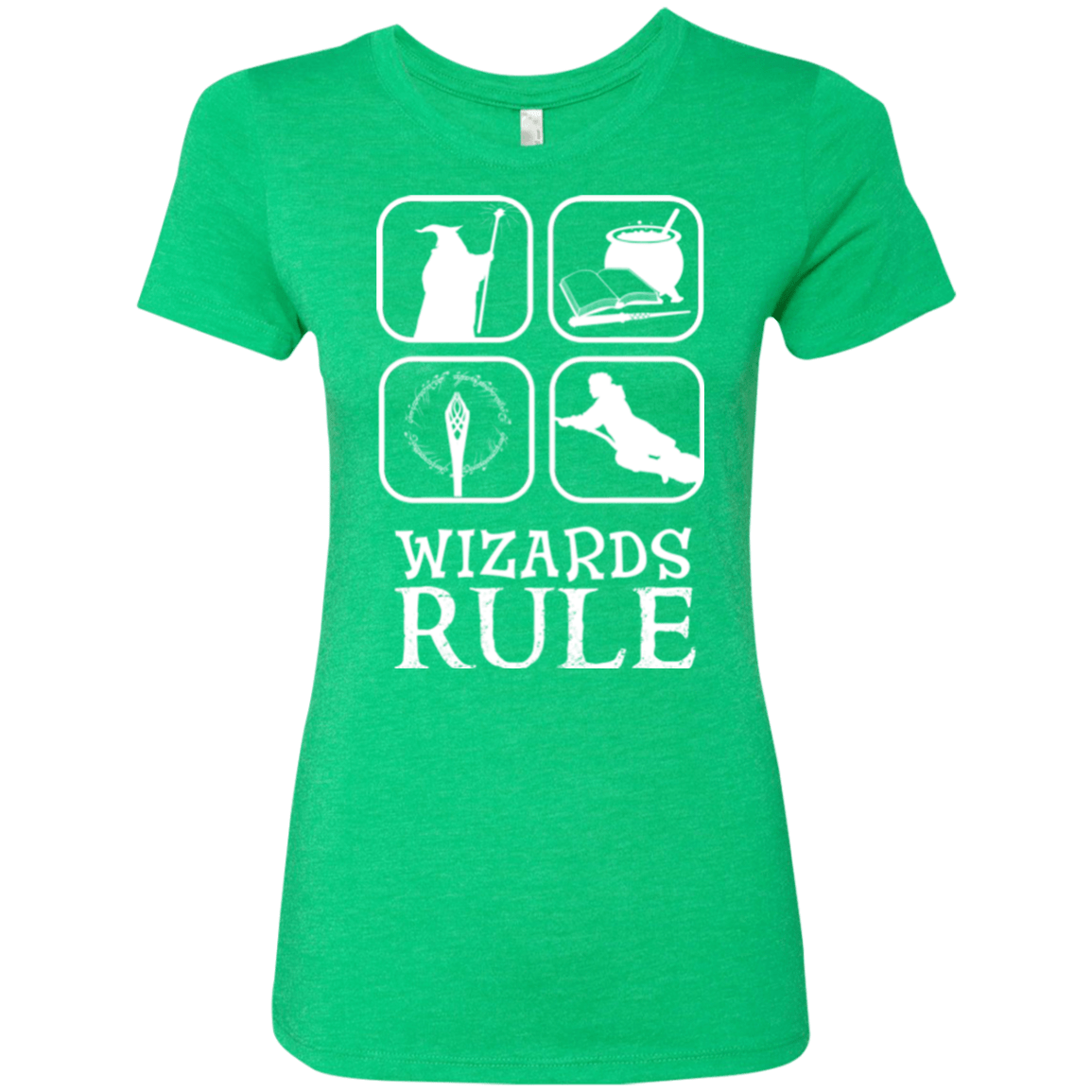 T-Shirts Envy / Small Wizards Rule Women's Triblend T-Shirt