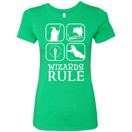 T-Shirts Envy / Small Wizards Rule Women's Triblend T-Shirt
