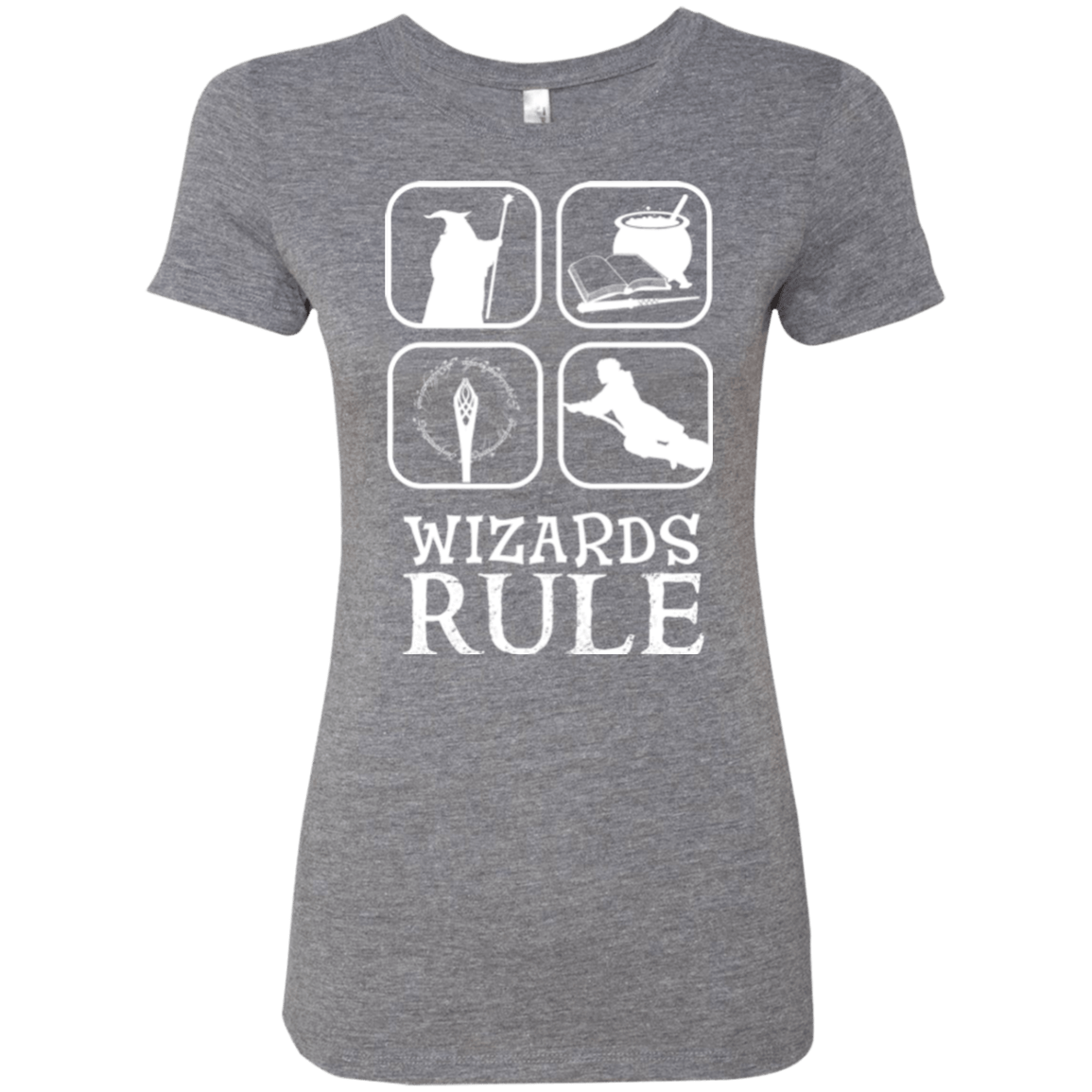 T-Shirts Premium Heather / Small Wizards Rule Women's Triblend T-Shirt