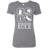 T-Shirts Premium Heather / Small Wizards Rule Women's Triblend T-Shirt