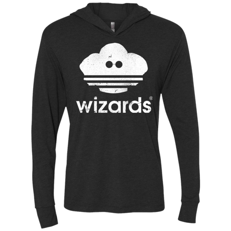 T-Shirts Vintage Black / X-Small Wizards Triblend Long Sleeve Hoodie Tee