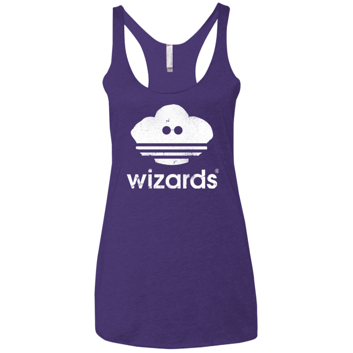 T-Shirts Purple / X-Small Wizards Women's Triblend Racerback Tank