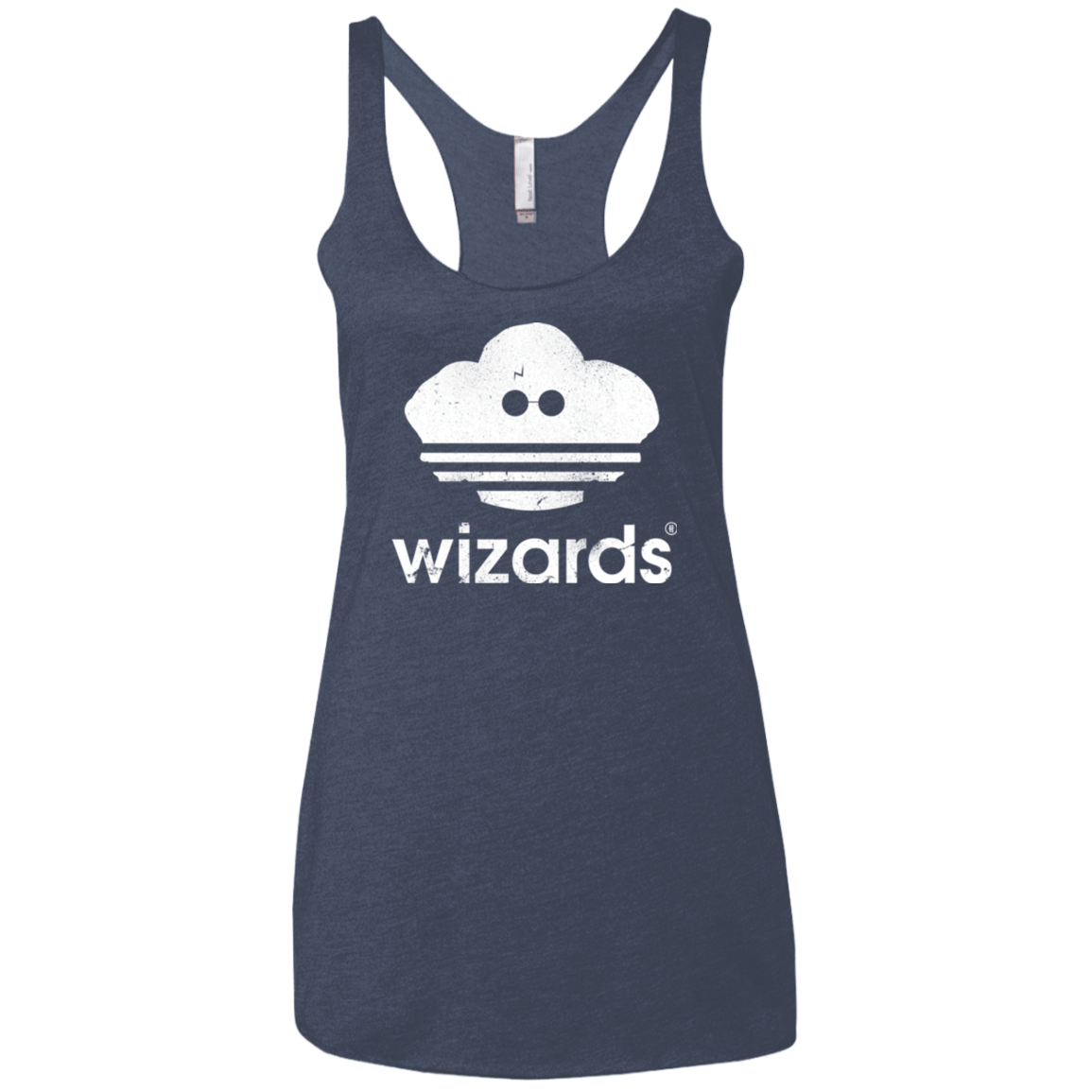 T-Shirts Vintage Navy / X-Small Wizards Women's Triblend Racerback Tank