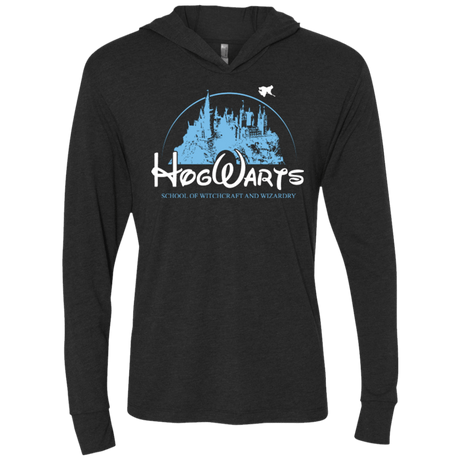 T-Shirts Vintage Black / X-Small Wizneyland Triblend Long Sleeve Hoodie Tee