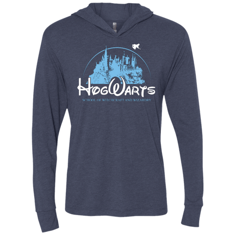 T-Shirts Vintage Navy / X-Small Wizneyland Triblend Long Sleeve Hoodie Tee