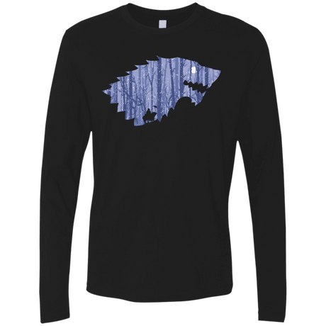 T-Shirts Black / S Wolf Of Winter Men's Premium Long Sleeve