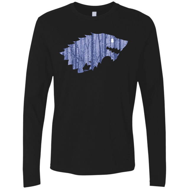 T-Shirts Black / S Wolf Of Winter Men's Premium Long Sleeve