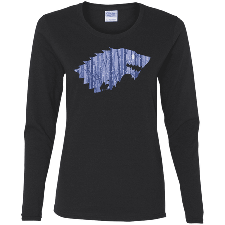 T-Shirts Black / S Wolf Of Winter Women's Long Sleeve T-Shirt