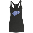 T-Shirts Vintage Black / X-Small Wolf Of Winter Women's Triblend Racerback Tank