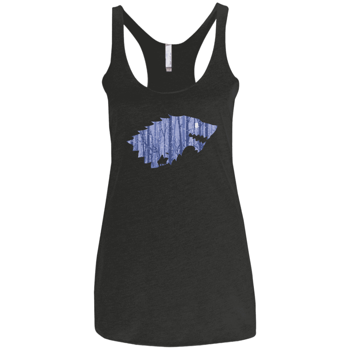 T-Shirts Vintage Black / X-Small Wolf Of Winter Women's Triblend Racerback Tank