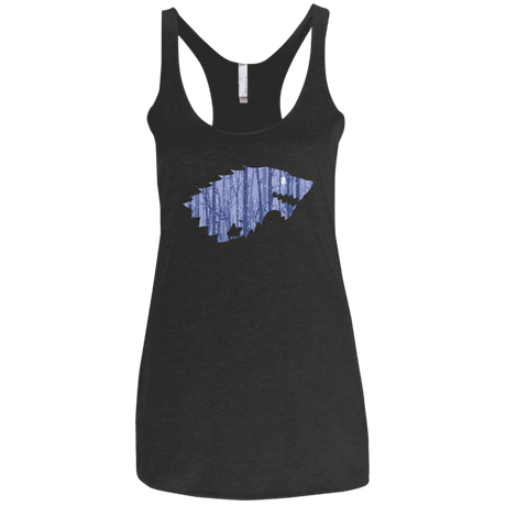 T-Shirts Vintage Black / X-Small Wolf Of Winter Women's Triblend Racerback Tank