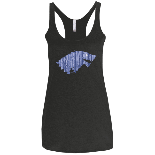 T-Shirts Vintage Black / X-Small Wolf Of Winter Women's Triblend Racerback Tank