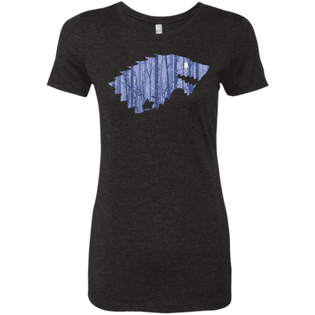 T-Shirts Vintage Black / S Wolf Of Winter Women's Triblend T-Shirt