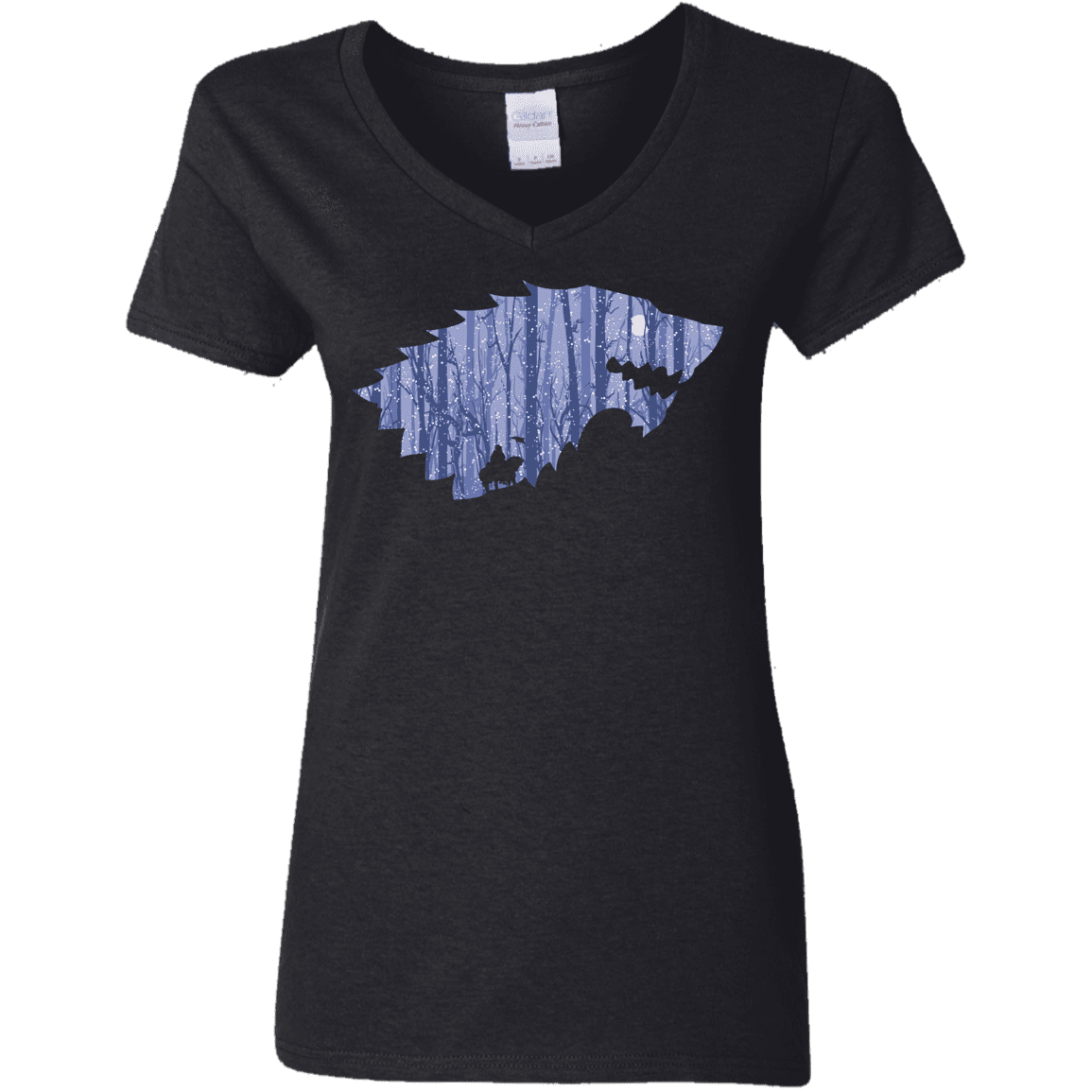 T-Shirts Black / S Wolf Of Winter Women's V-Neck T-Shirt