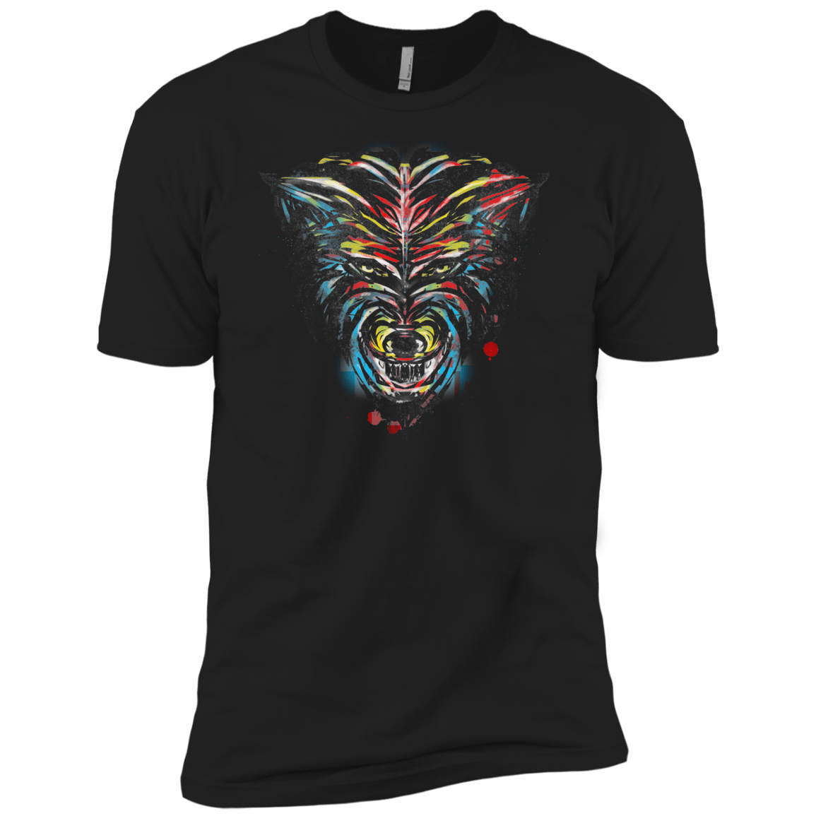 Wolf Stencil Men's Premium T-Shirt