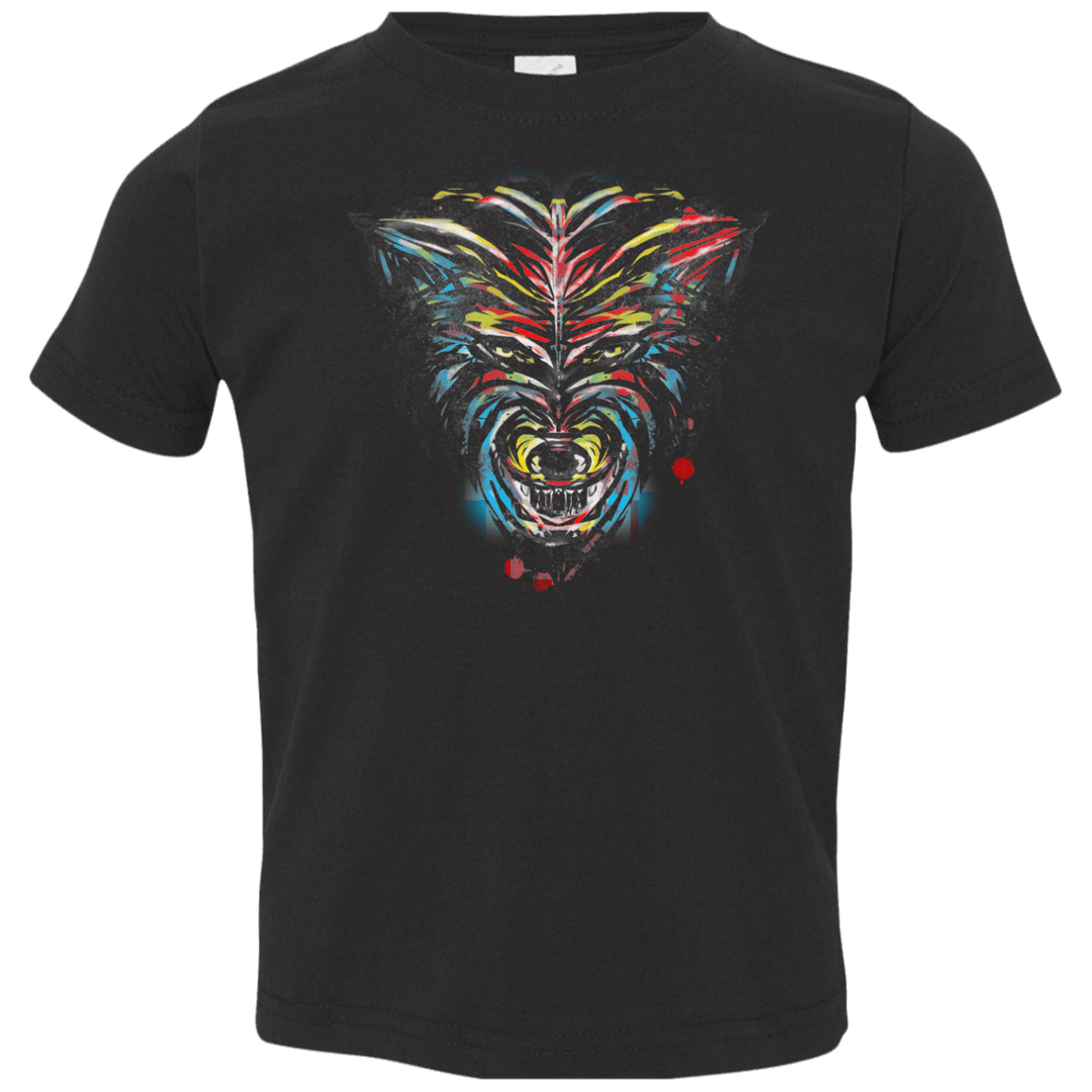 Wolf Stencil Toddler Premium T-Shirt