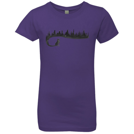 T-Shirts Purple Rush / YXS Wolf Tail Girls Premium T-Shirt