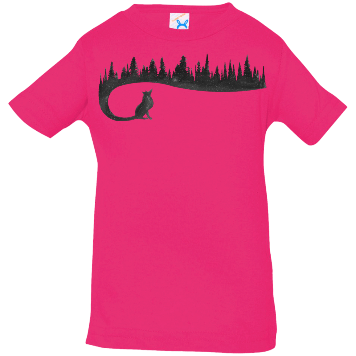 T-Shirts Hot Pink / 6 Months Wolf Tail Infant Premium T-Shirt