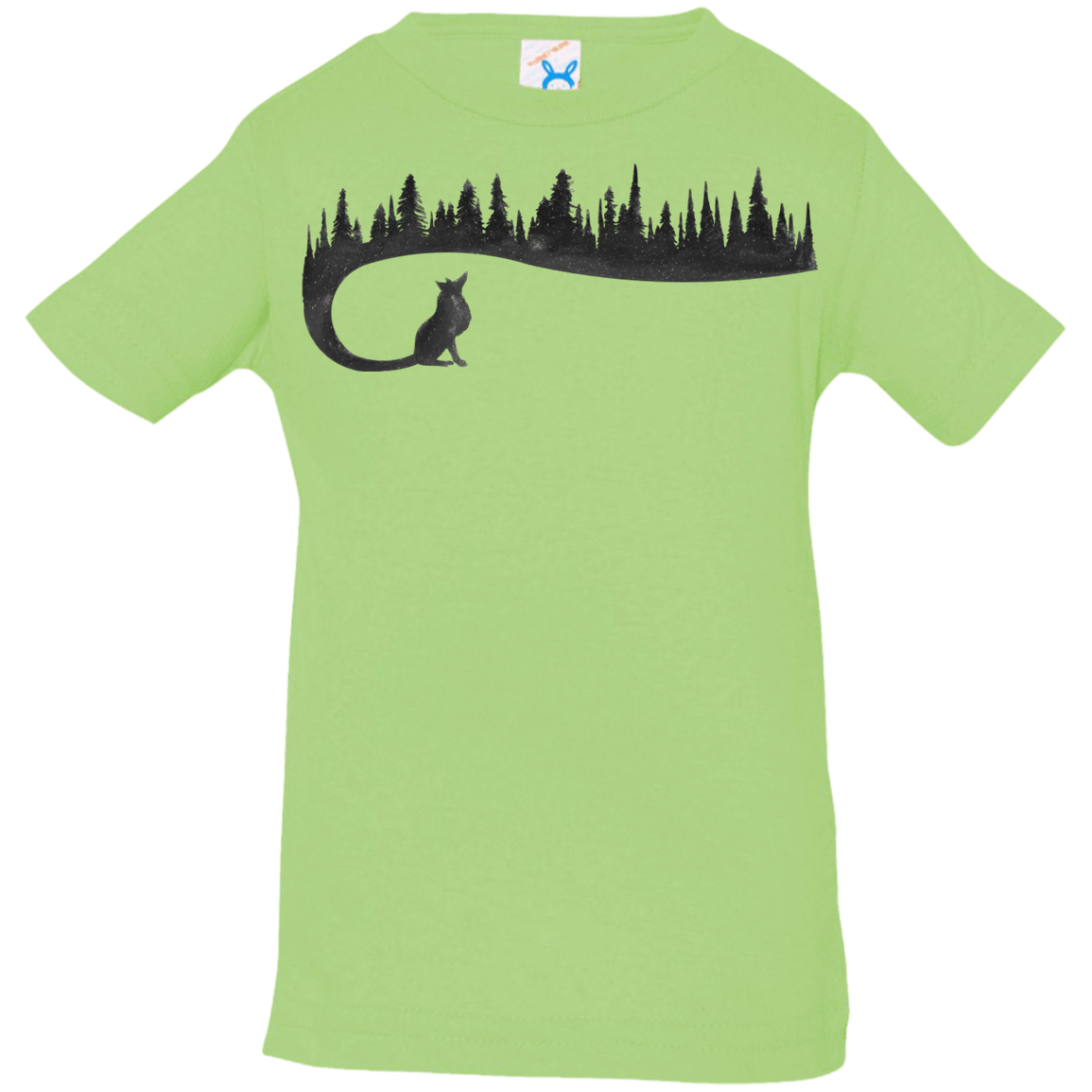 T-Shirts Key Lime / 6 Months Wolf Tail Infant Premium T-Shirt