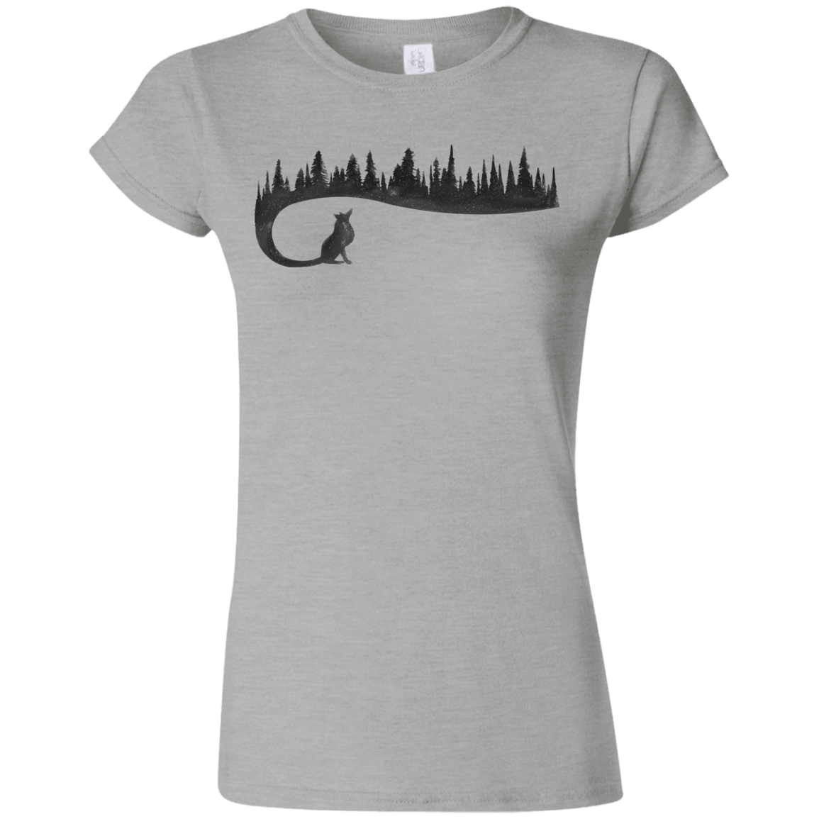 T-Shirts Sport Grey / S Wolf Tail Junior Slimmer-Fit T-Shirt