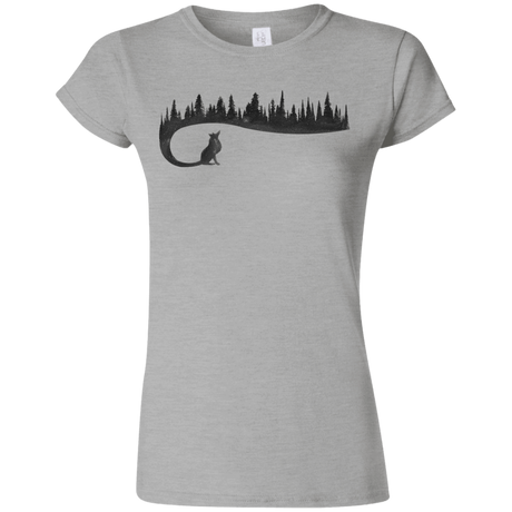 T-Shirts Sport Grey / S Wolf Tail Junior Slimmer-Fit T-Shirt