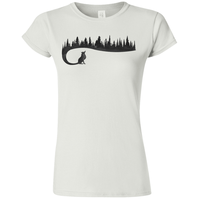 T-Shirts White / S Wolf Tail Junior Slimmer-Fit T-Shirt