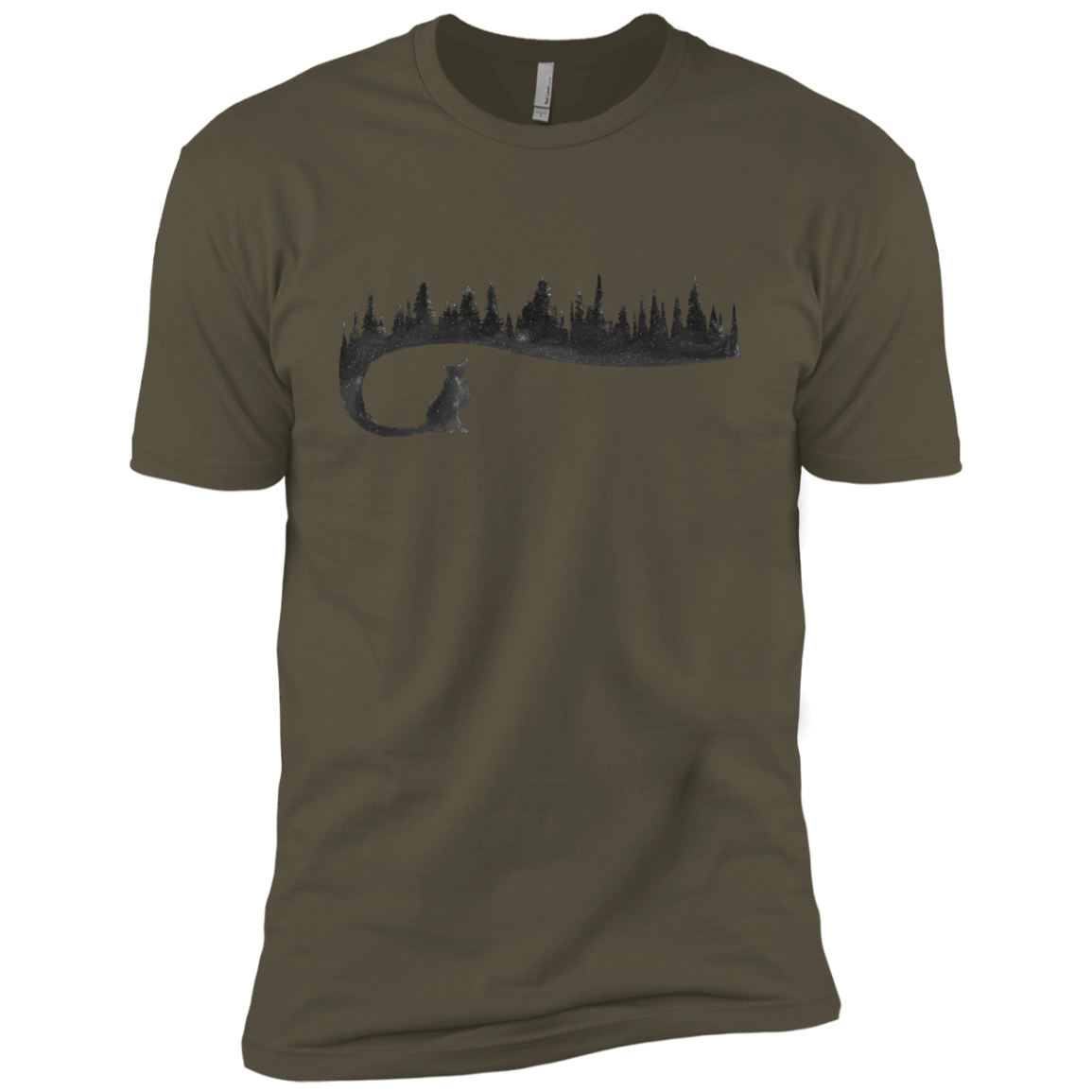 Wolf Tail Men's Premium T-Shirt